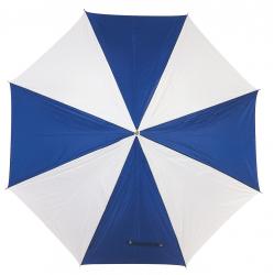Automatyczny parasol DANCE, niebieski, biały