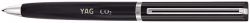 BULLET długopis metalowy, czarno-chromowany
