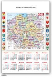 Kalendarz 2013 jednoplanszowy