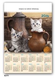 Kalendarz 2014 koty