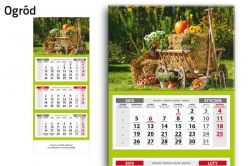 Kalendarz 2015 trójdzielny