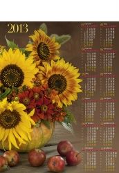 Kalendarze ścienne z logo słoneczniki