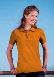 Koszulka damska polo 170g Ciemno pomarańczowa M
