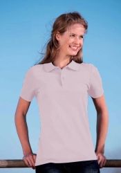 Koszulka damska polo 170g Jasno różowa XL