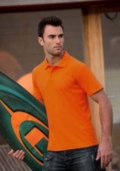 Koszulka męska polo 170g Ciemno pomarańczowa L