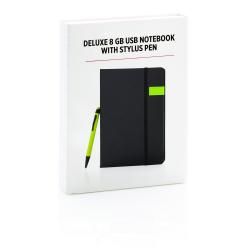 Notatnik, pamięć USB 8GB i długopis, touch pen