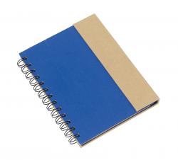 Notes MAGNY, niebieski, naturalny