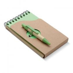 Notes z recyklingu z długopise