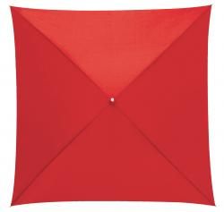 Parasolka Quatro kwadratowa czerwona