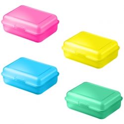 Pudełka śniadaniowe pastelowe z logo