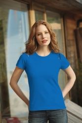 T-Shirt damski z krótkim rękawem 180g Królewski niebieski XL