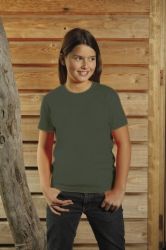 T-Shirt dziecięcy z krótkim rękawem 150g Khaki XL