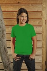 T-Shirt dziecięcy z krótkim rękawem 160g Zielony L