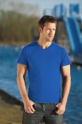 T-Shirt męski z krótkim rękawem 150g Królewski niebieski L