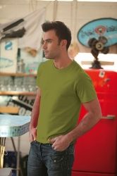 T-Shirt męski z krótkim rękawem 150g Zielony mech L