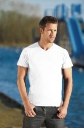 T-Shirt męski z krótkim rękawem 180g Biały XXXL