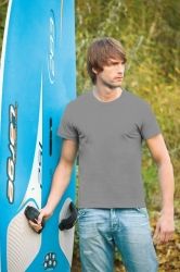 T-Shirt męski z krótkim rękawem 180g Ciemno szary XL