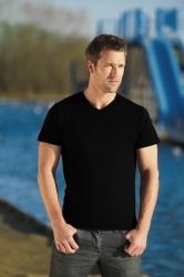 T-Shirt męski z krótkim rękawem 180g Czarny XL