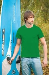 T-Shirt męski z krótkim rękawem 180g Zielony XL