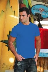 T-Shirt męski z krótkim rękawem 205g Królewski niebieski L