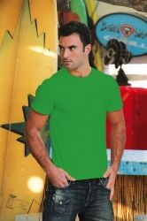 T-Shirt męski z krótkim rękawem 205g Zielony L
