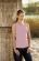 T-Shirt damski bez rękawów 180g Jasno różowy XL