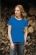 T-Shirt damski z krótkim rękawem 205g Królewski niebieski M
