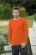 T-Shirt męski z długim rękawem 180g Ciemno pomarańczowy L