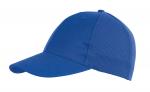 6 segmentowa czapka PITCHER, niebieski