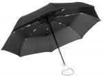 Automatyczny, wiatroodporny, kieszonkowy parasol STREETLIFE, czarny, biały