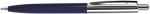 BUSINESS długopis metalowy, granatowo-srebrny, wkład niebieski