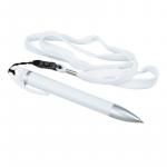 Długopis Lanyard, biały