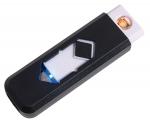 Elektroniczna zapalniczka z USB FIRE UP, czarny