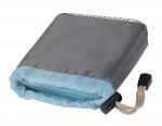 Ręcznik z mikrofibry CONDITION, jasnoniebieski, szary