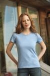 T-Shirt damski z krótkim rękawem 160g Jasno niebieski S
