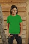 T-Shirt dziecięcy z krótkim rękawem 150g Zielony M