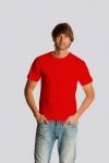T-Shirt męski z krótkim rękawem 130g Czerwony XXL