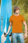 T-Shirt męski z krótkim rękawem 180g Pomarańcz XL