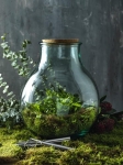 Terrarium Tier ze szkła z recyklingu z zestawem ogrodniczym