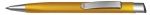 TRIANGULAR długopis metalowy, żółto-srebrny, wkład niebieski