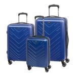 Trzyczęściowy zestaw walizek MAILAND, niebieski