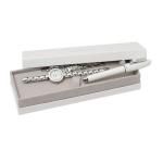 Zestaw CPBM352 - zegarek CMM323 Pompadour Blanc + długopis CSM3524  Mini aquarelle Blanc