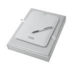 Zestaw RPBI441 - etui na iPada RLE317 Névé + długopis z touchpenem RSS4414  Torsade Pad White
