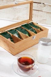 Bambusowe pudełko na herbatę TEA LOUNGE