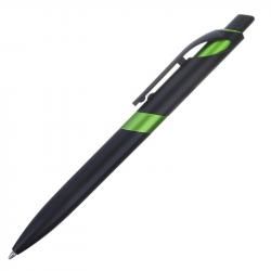 Długopis Marbella, zielony/czarny