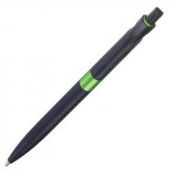 Długopis Marbella, zielony/czarny