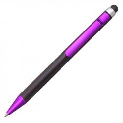 Długopis z rysikiem Amarillo fioletowy/czarny