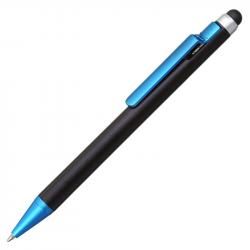 Długopis z rysikiem Amarillo niebieski/czarny