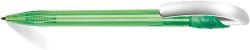 GOLFF LX/SAT długopis transparentny zielony, klips sat.