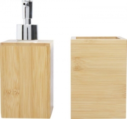 Hedon 3-częściowy bambusowy zestaw do łazienki